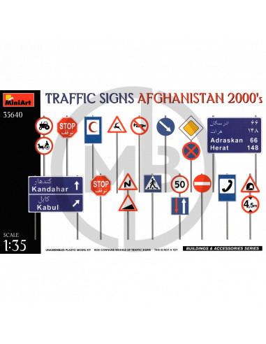 Traffic Signs Afghanistan 2000s