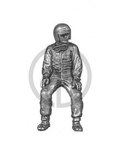 Pilota seduto anni 60