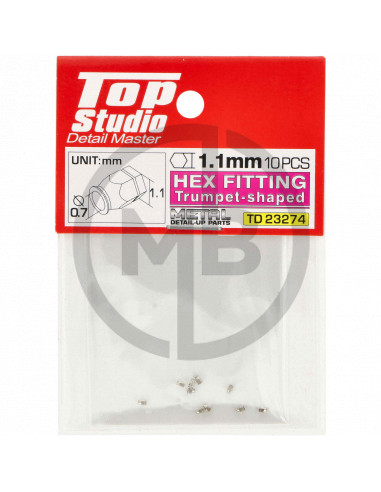 Hex fitting trumpet shaped 1.10mm
