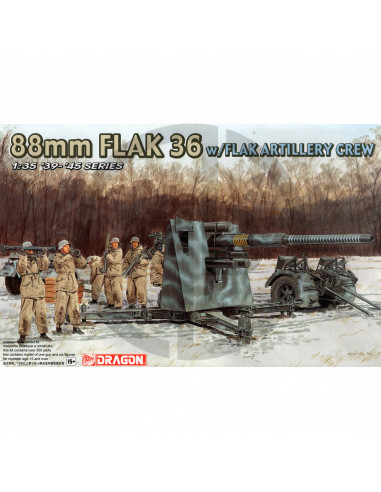 88mm FLAK 36 w/FlaK Artillery Crew