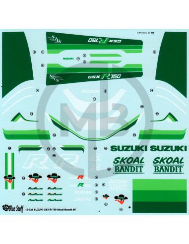 Suzuki GSX-R750 Skoal Bandit 1986