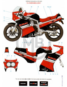 Suzuki GSX-R750 Black/Red (Export) 1986 2