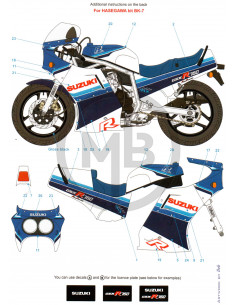 Suzuki GSX-R750 White/Blue (Export) 1986 2