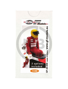 Pilota F1 seduto anni 90