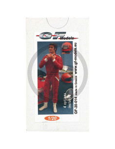 Pilota F1 in piedi anni 70/80