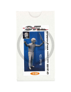 Commissario con bandiera