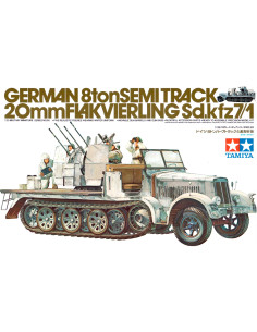 German 8ton semi track 20mm Flakvierling
