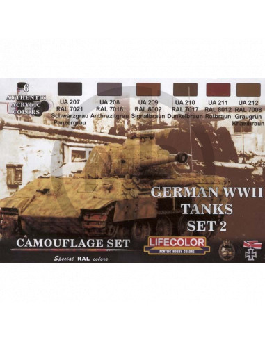 German WWII tanks set 2