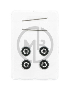 Wheel set 03 S black 8.90mm 2