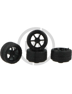 Wheel set 04 S black 8.90mm