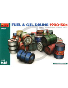 Fuel & oil drums 1930-50s