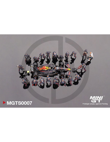 2022 Oracle Red Bull Racing RB18 #1 Max Verstappen Abu Dhabi Grand Prix Pit Crew Set