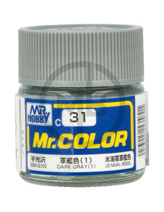 SemiGloss Dark Gray (1) C31 10ml
