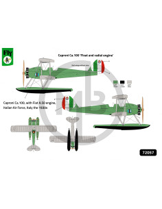 Caproni Ca.100 Float and radial engine 2
