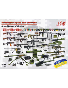Infantry weapons and chevrons Armed Forces of Ukraine