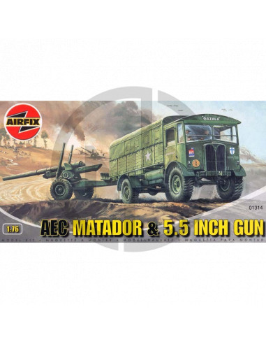 AEC Matador and 5.5 gun