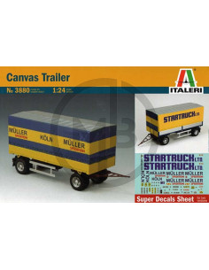 Canvas trailer