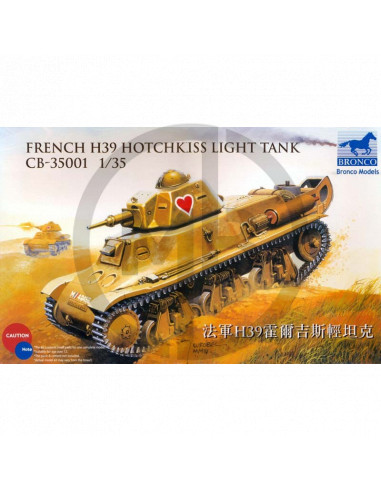 French H39 hotchkiss light tank