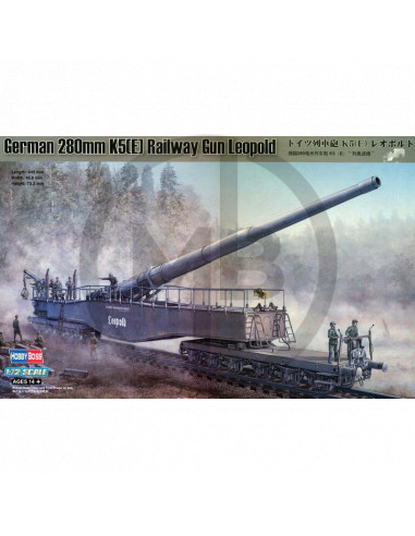 German 280mm K5-E railway gun Leopold