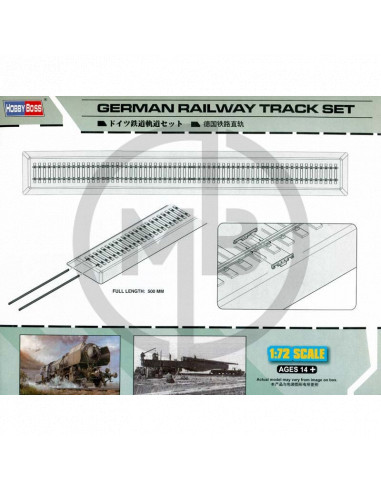 German railway track set