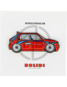 Spilla Smaltata Delta Martini Rosso