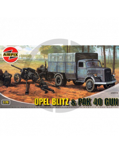 Opel Blitz and Pak 40 gun