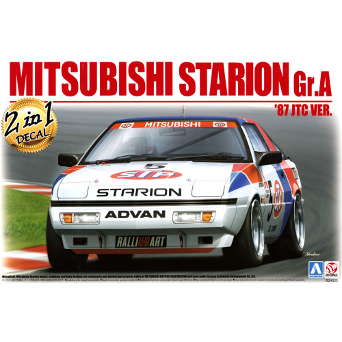 Beemax B24023 1/24 Mitsubishi Starion Gr. A '87 JTC Ver.
