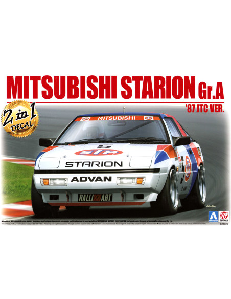 Beemax B24023 1/24 Mitsubishi Starion Gr. A '87 JTC Ver.