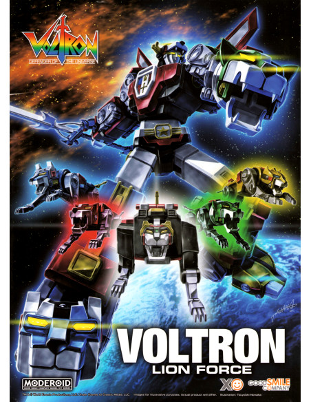 Moderoid Voltron Lion Force