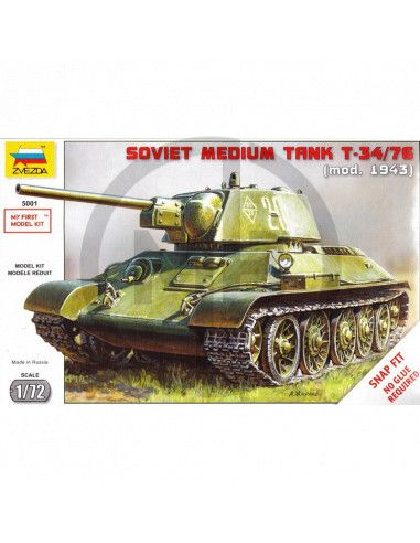 Soviet medium tank 34/76 1943