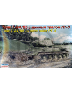 Tank T-34/85 w/mine roller PT-3