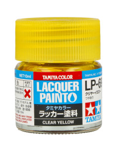 Clear yellow LP-69 lacquer paint 10ml