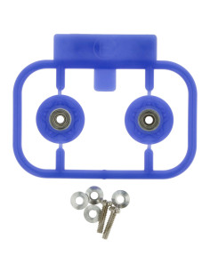 13mm Plastic Rollers (Blue) Ball Bearing Type