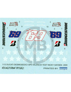 Ducati Desmosedici GP9 N. Hayden Valencia test