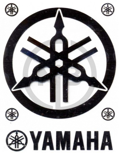 Yamaha metal sticker