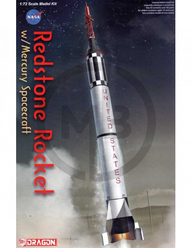 Redestone Rocket w/Mercury spacecraft 1/72