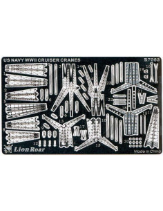 WWII U.S. Navy cranes for cruiser