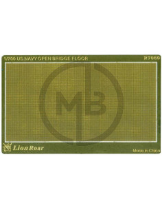 WWII U.S. Navy open bridge floor