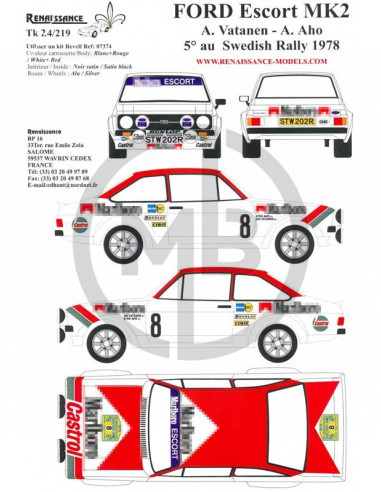 Ford Escort MKII Swedish Rally 1978