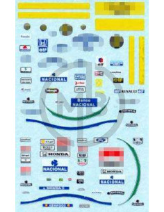 A. Senna decals Lotus/McLaren
