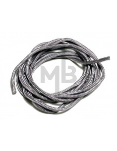 Cavo treccia tessuto grigio 1.50mm