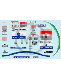A. Senna decals McLaren