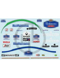 A. Senna decals Williams 1994
