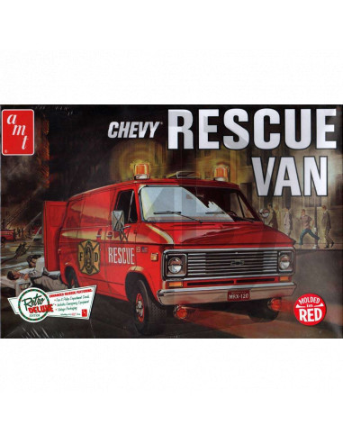 Chevy Rescue Van red