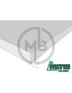 Sheet styrene plain 1.00mm