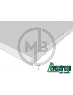 Sheet styrene plain 0.75mm