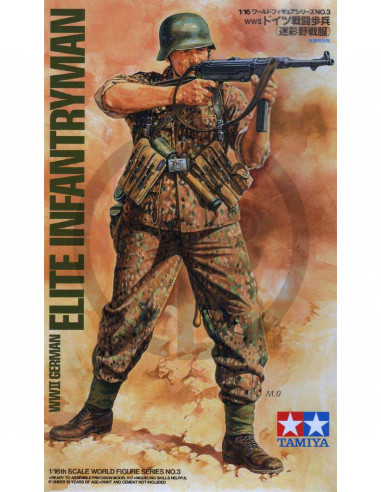 German elite infantry man