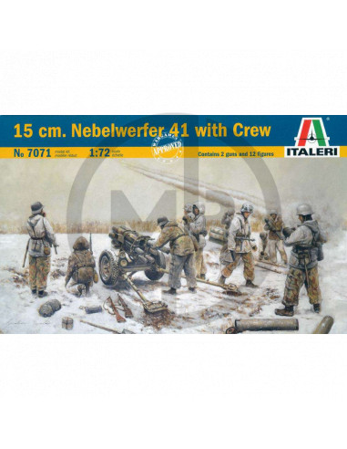 15 cm. Nebelwerfer 41 with Crew