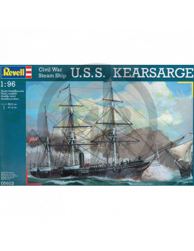 U.S.S. Kearsarge Civil War 1/600