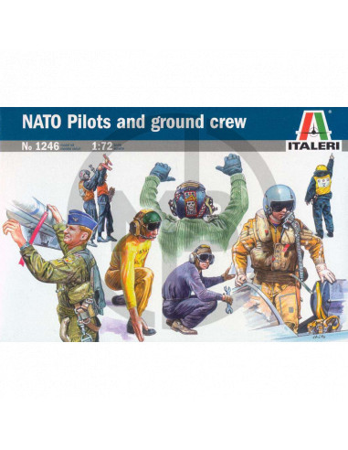 Piloti Nato and ground crew